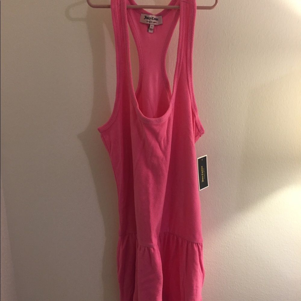 Juicy couture swim terry cloth racer back coverup